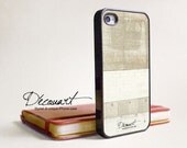 iPhone 5 case, iPhone 4 case, iPhone 4s case, case for iPhone 4, grey and white stripes B072