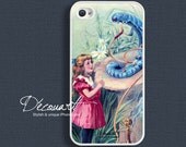 iPhone 5 case, iPhone 4 case, iPhone 4s case, case for iPhone 4, Alice in Wonderland W118