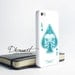 iPhone 5 case, Skull iPhone 4 case, iPhone 4s case, case for iPhone 4, tangerine, Skull and Ace W305