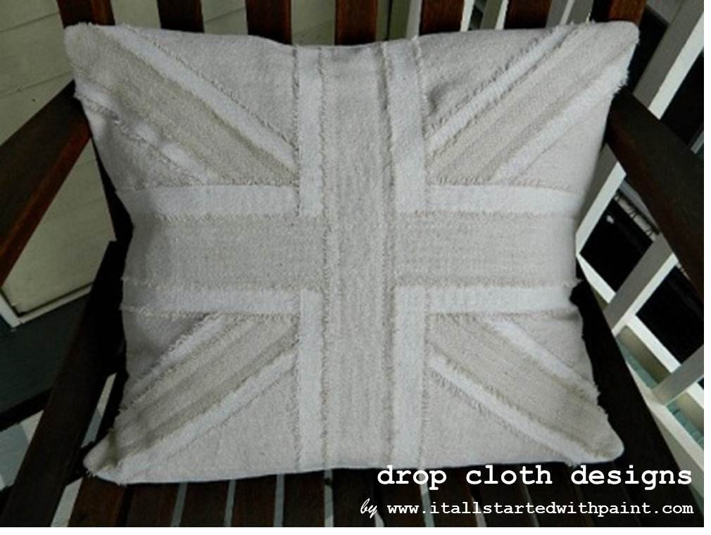 Union Jack Pillow - 18 x 18