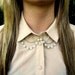 Pearl collar necklace, peter pan collar, peter pan necklace