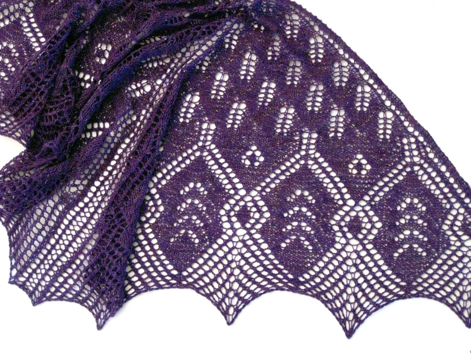 Wings Lace Shawl - Printed Knitting Pattern (Hard Copy)