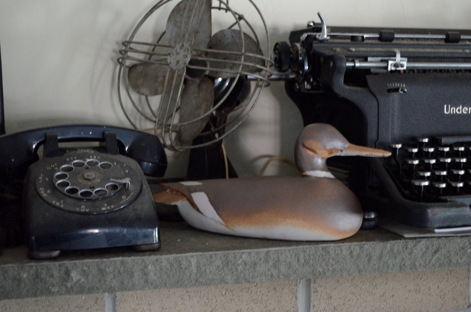 decoy style duck, ceramic (male pattern)
