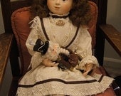Clara, An Antique Reproduction Bru/Jumeau Cloth Doll Pattern/Tutorial on CD