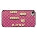 Iphone cover - All you need is love quote Iphone 4 4s and 5 case - polka dots - letter tiles quote - Girly Iphone cover