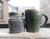 Sweet Earl Grey Scented Soy Candle in 8oz Mason Jar