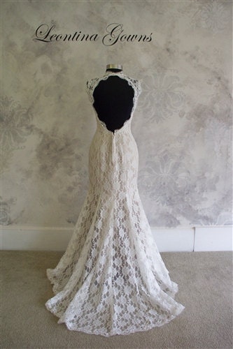 Lace Wedding Dress Backless