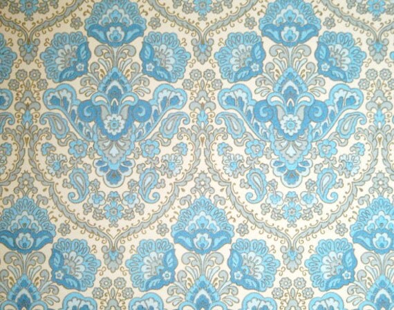 Vintage Blue Wallpaper