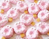 Cute Kawaii Strawberry Lollipop Ice Cream Cabochon
