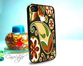 iPhone 4 case, iPhone 4s case, case for iPhone 4, Pattern 004 . Includes 3 layers Screen protector. Black or white.