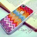 iPhone 4 case, iPhone 4s case, white case for iPhone 4, Chevron Carpet 003 . Also available in Black .Includes a screen protector for free