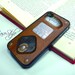 iPhone 4, 4s and iPhone 5 case, case for iPhone 4, Wood vintage gauger 007. Black or white.Includes a screen protector for free