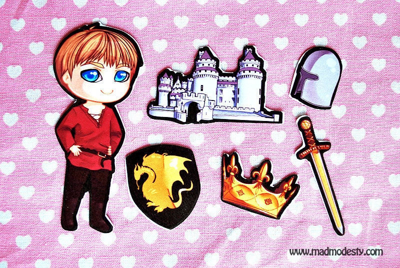 BBC Merlin : Arthur Pendragon Magnet set