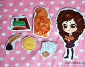 Hermione Granger Magnet set (Harry Potter)
