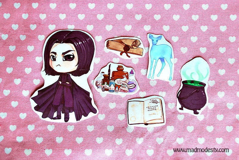 Severus Snape magnet set (harry potter)