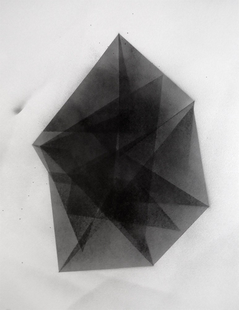 Original Black and White Modern Painting
