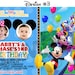 Mickey Mouse Clubhouse Birthday Party Photo Invitations - Printable