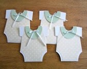 Custom Listing for Ashley - Unique Handmade Baby Shower Invitation - Onesie Shape