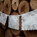 paper doily bunting - great for a "Vintage" look