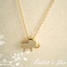 10% Off Sale: 14K Tiny Elephant Gold Filled Necklace