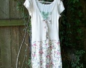 Recycle-Upcycle-Eco Friendly-Jersey-Tunic-Dress