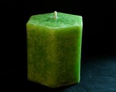 Coconut Lime Verbena Hexagon Pillar