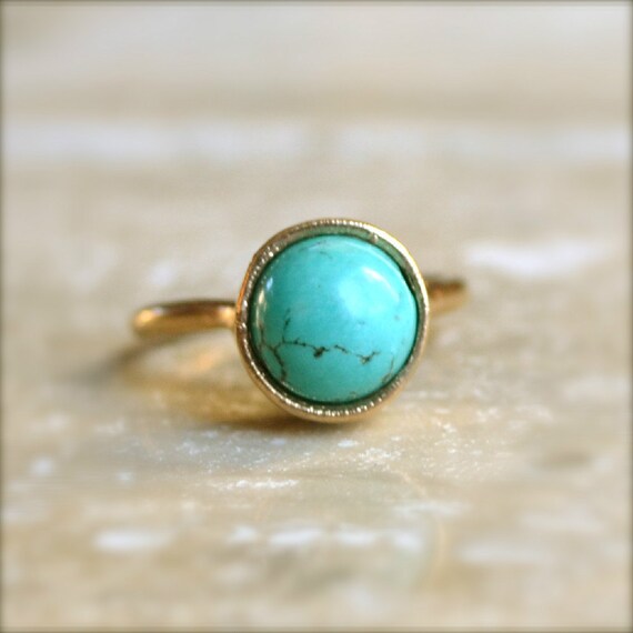 Turquoise Gold Ring