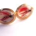 Vintage Fly Fishing Hunting Goofus Glass Cufflinks Signed Anson