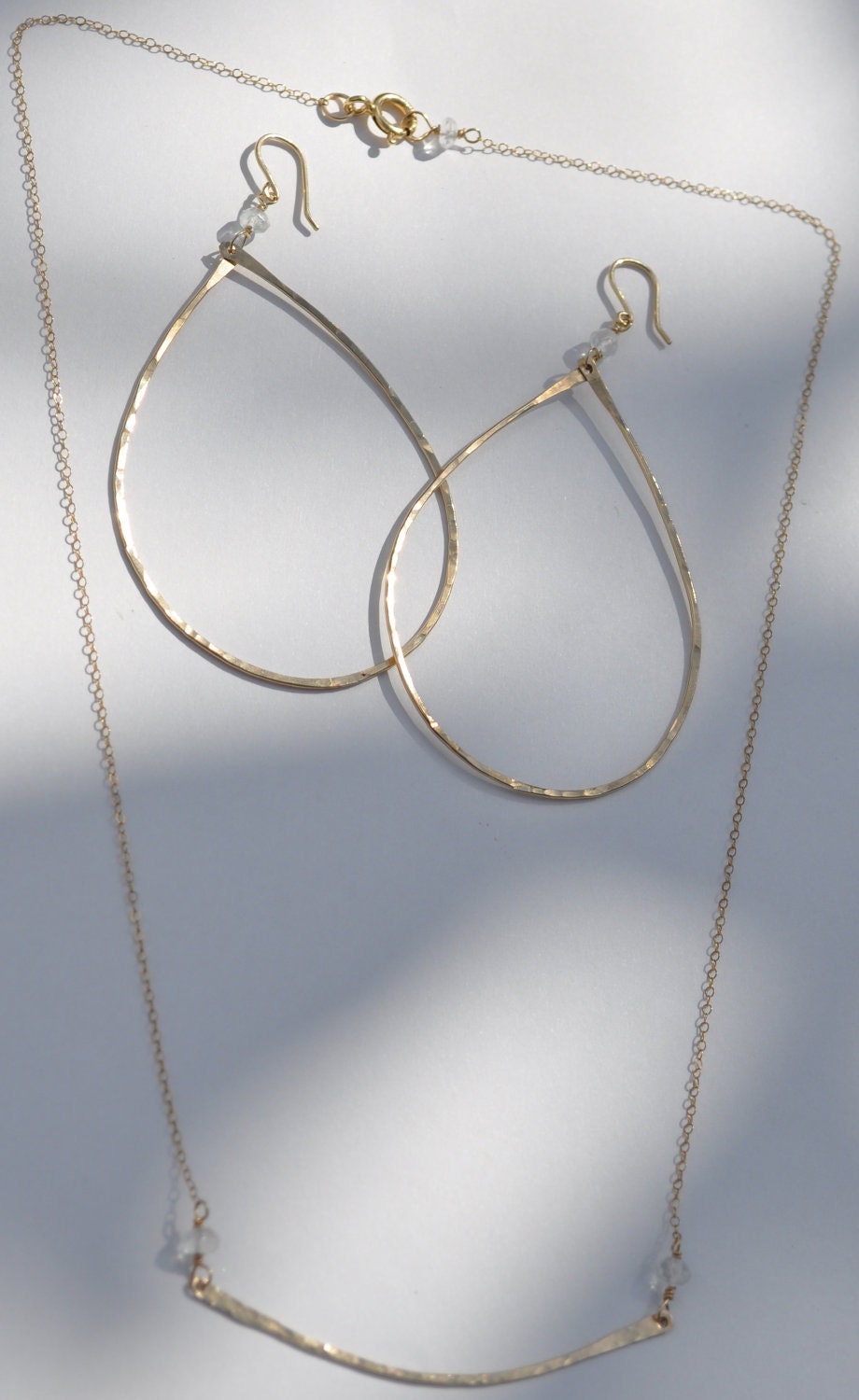 Gold Bar Necklace, Minimalist Jewelry, Stick