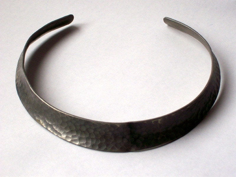 Vintage Jorgen Jensen Pewter Necklace Collar Denmark