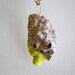 Shell Pendant Necklace in Yellow Dipped Color Block