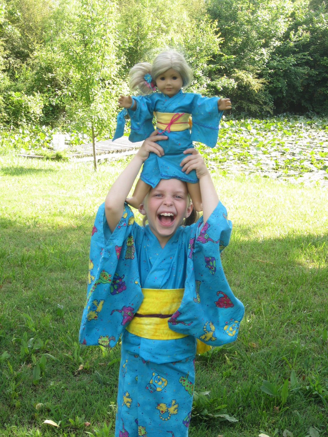 Doll Yukata/ Kimono Set