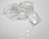 3 pcs.Glass Cabochons, oval, 30x40mm photo pendant supplies AZ1181
