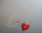 Blood Cell Heart Necklace