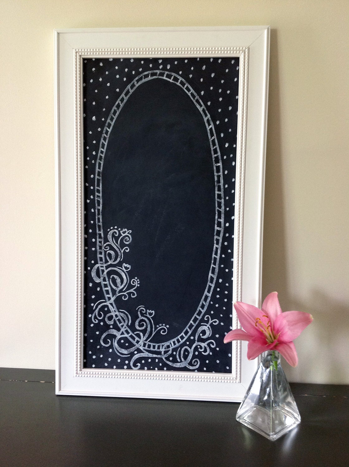 READY TO SHIP - Mother's Day Gift - Vintage Chalkboard Art - Shabby Chic Sign - Shabby Chic Home Decor - Framed Chalkboard