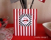 Race Car Party Favor / Thank You Tags Printable