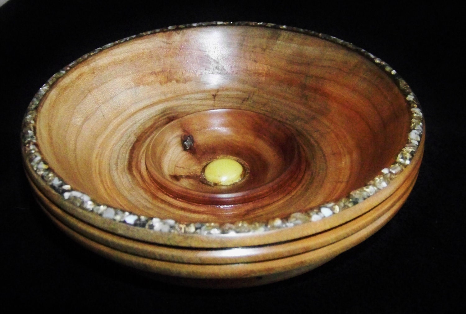 Bowl Vanity Dish With Inlay