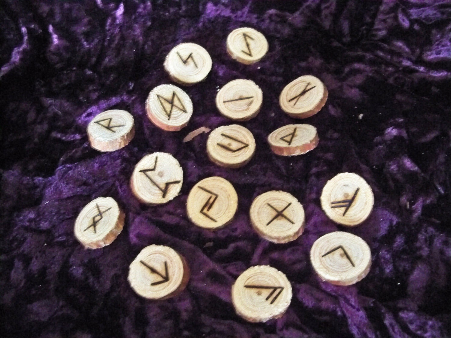 Runes on Colorado Pine
