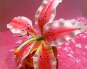 Tiger Lily, Fondant, gum paste, Weddings, Cake Topper, Birthday, Anniversary, Christening, Cake, Baby Shower, Gum Paste