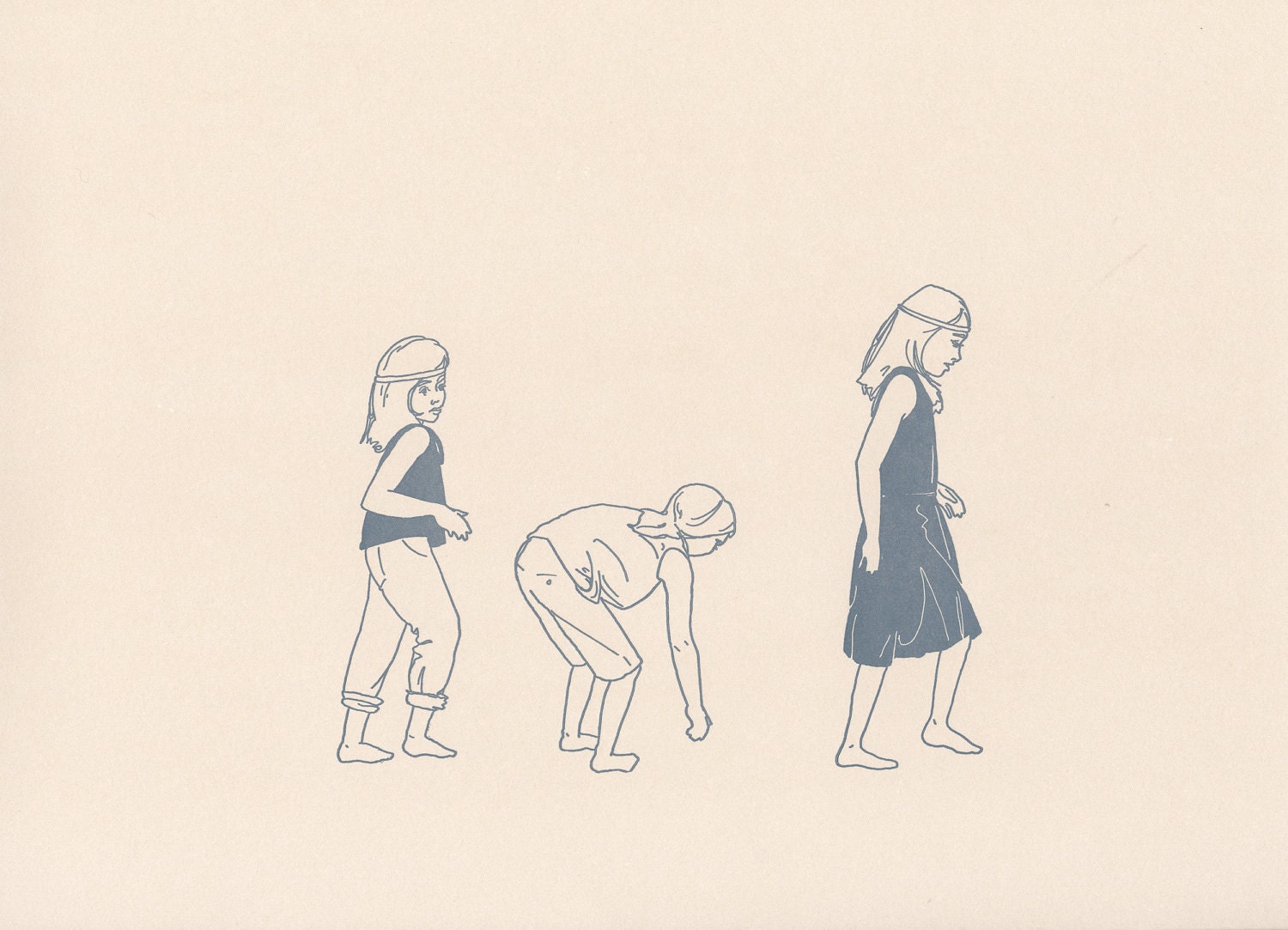 Limited Edition Letterpress Print: "Trio"