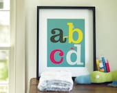 ABCD Alphabet print