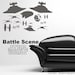 Star Wars battle scene wall frieze vinyl wall sticker