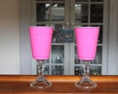 Pink solo cup wine/beer/spirit glass - Perfect for your wedding or bachelorette party