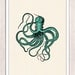 Octopus wall art Print Vintage octopus n2- sea foam color -sea life print