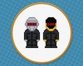 Daft Punk Band Cross Stitch PDF Pattern Download
