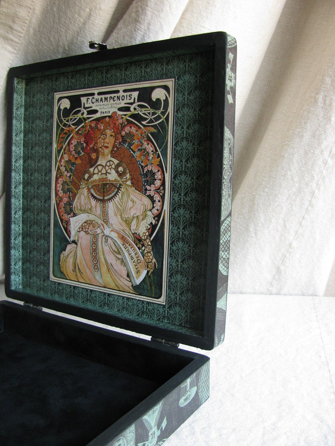 Steampunk Cigar Box/Stash Box/Jewelry Box
