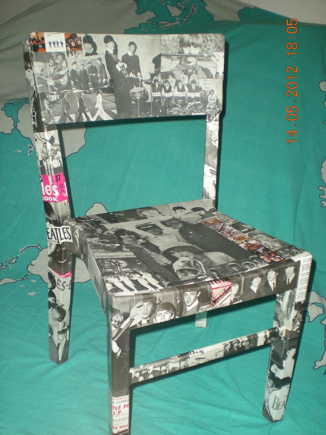 Handmade Decoupage Chairs: Made to order, The Beatles, Oasis, Beano, Dandy...