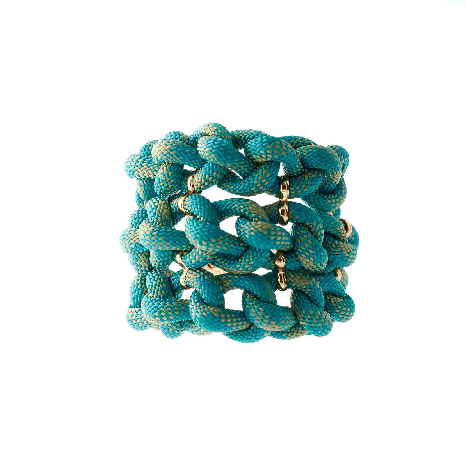 STACK Turquoise multi pattern cuff - cestjolijewelry