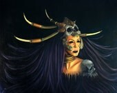 The Morrigan. A Reese Hilburn (RockabillyReese) Original Oil Painting