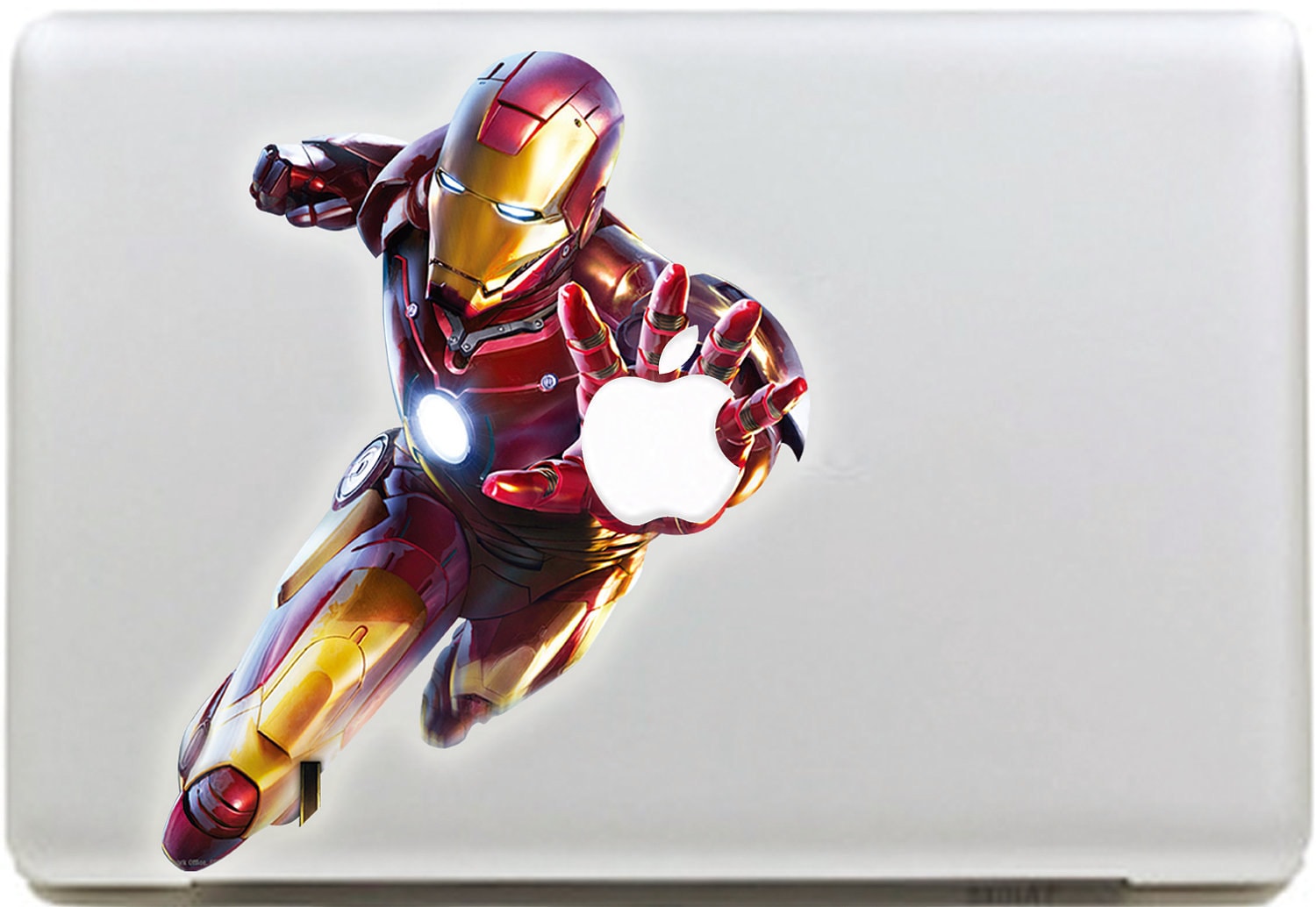 iron man sticker for macbook pro
